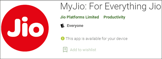 My Jio App