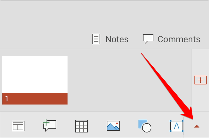 Click on Right Corner Arrow