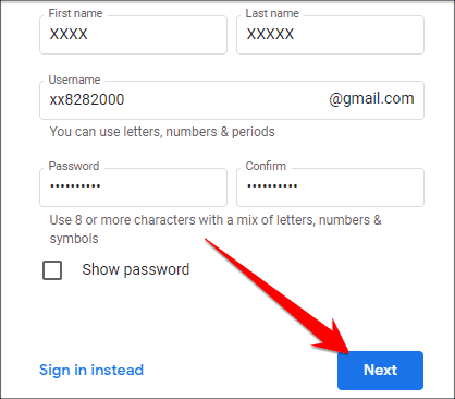 Fill all Information